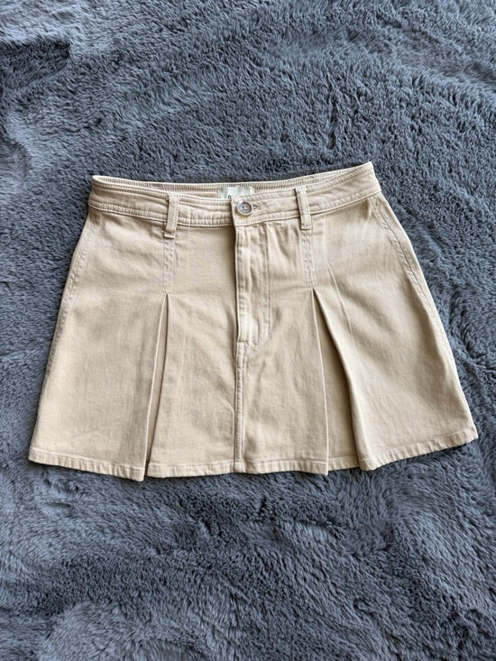 DL1961 Dresses & Skirts - DL1961 Beige Pleated Mini Skirt size 24/25